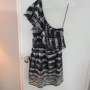 One shoulder summer dress